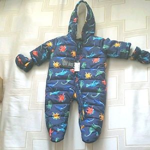 One-piece snowsuit- Size 3-6 months. BNWT